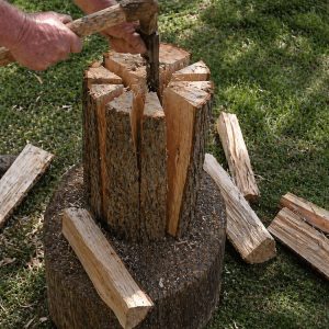 Batonnage bois chauffage