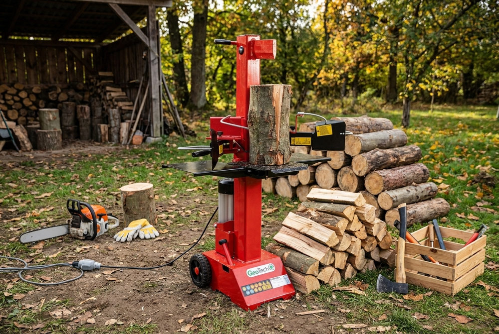 Fendeuse Geotech électrique - Fendeur de bûche