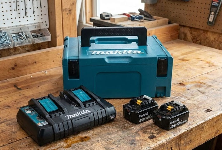 batteries et chargeur